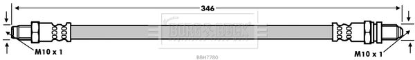 BORG & BECK Тормозной шланг BBH7780